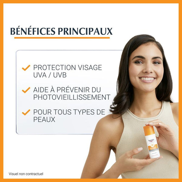 Eucerin – Photoaging Control Gel Crème Teintée SPF50+ – 50 ml