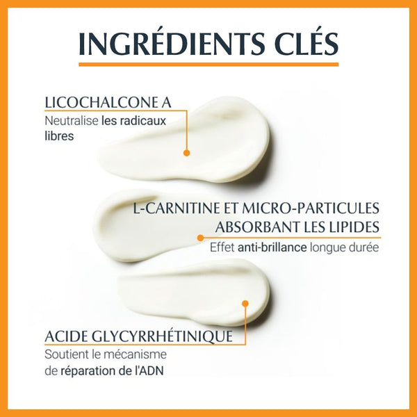 EUCERIN SUN TOUCHER SEC GEL CRÈME HUILE CONTROLE = 2 Dermpoure Miniature Offerts