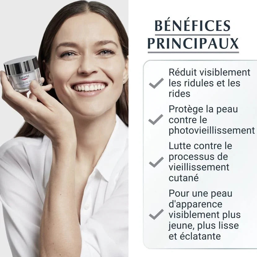 EUCERIN HYALURON-FILLER + 3x EFFECT Soin de Jour Peau Sèche SPF 15