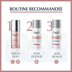 Eucerin ANTI-PIGMENT SÉRUM DUO 30 ML + Hydro Protect Ultra Leger spf50 OFFERT