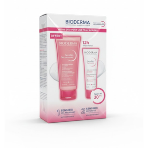 BIODERMA Sensibio Defensive Creme 40ml + Sensibio Gel Moussant 100ml