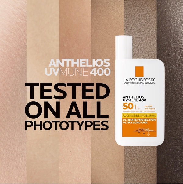 La Roche-Posay ANTHELIOS UVMUNE 400 crème solaire fluide invisible | peaux sensibles | 50ml = Eau Thermal Offerte