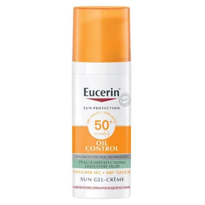 EUCERIN SUN TOUCHER SEC GEL CRÈME HUILE CONTROLE SPF50