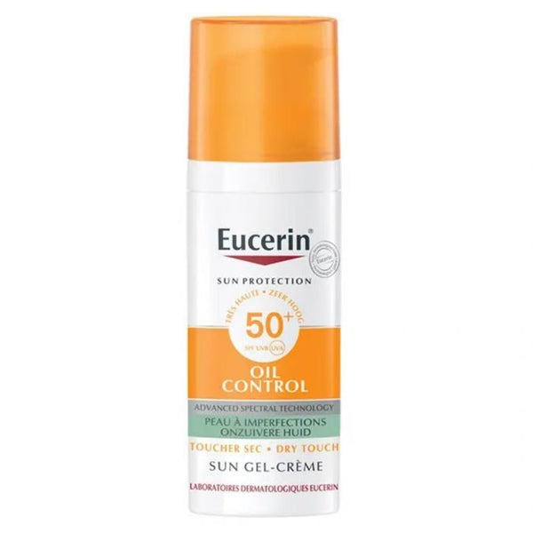 EUCERIN SUN TOUCHER SEC GEL CRÈME HUILE CONTROLE SPF50