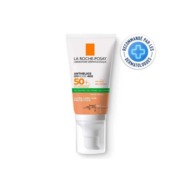 La Roche-Posay Anthelios UVMUNE 400 Matifiante Teintée SPF50+ Peau Mixte à Grasse Acnéique | 50ml