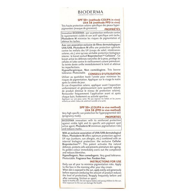 Bioderma – Photoderm M Spf 50+ Teinte Dorée