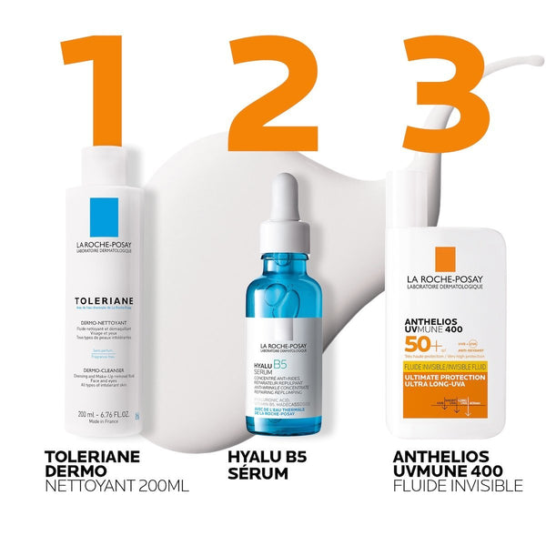 La Roche-Posay ANTHELIOS UVMUNE 400 crème solaire fluide invisible | peaux sensibles | 50ml = Eau Thermal Offerte