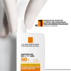 La Roche-Posay ANTHELIOS UVMUNE 400 crème solaire fluide invisible | peaux sensibles | 50ml = Eau Thermal Offerte