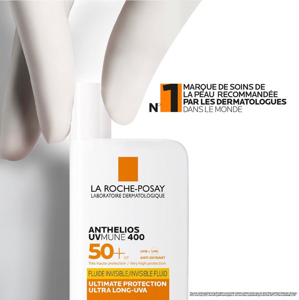 La Roche-Posay ANTHELIOS UVMUNE 400 crème solaire fluide invisible | peaux sensibles | 50ml = Eau Thermal Offerte