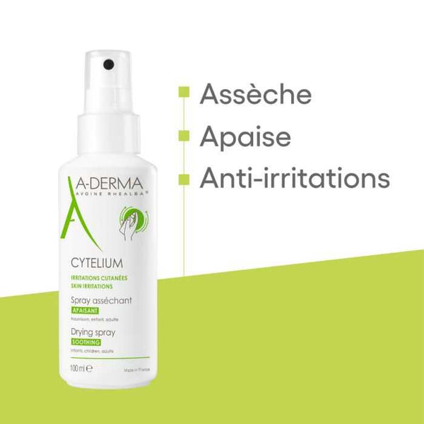 ADERMA CYTELIUM IRRITATIONS CUTANEES SPRAY ASSECHANT 100 ML