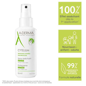 ADERMA CYTELIUM IRRITATIONS CUTANEES SPRAY ASSECHANT 100 ML