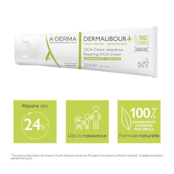 ADERMA DERMALIBOUR + CICA CREME REPARATRICE 50 ML