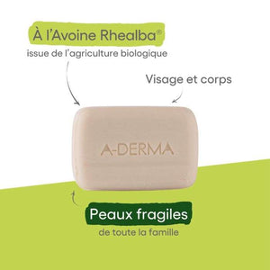 ADERMA PAIN DERMATOLOGIQUE APAISANT LAIT D'AVOIN 100G