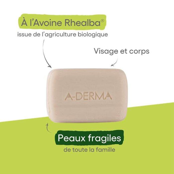 ADERMA PAIN DERMATOLOGIQUE APAISANT LAIT D'AVOIN 100G
