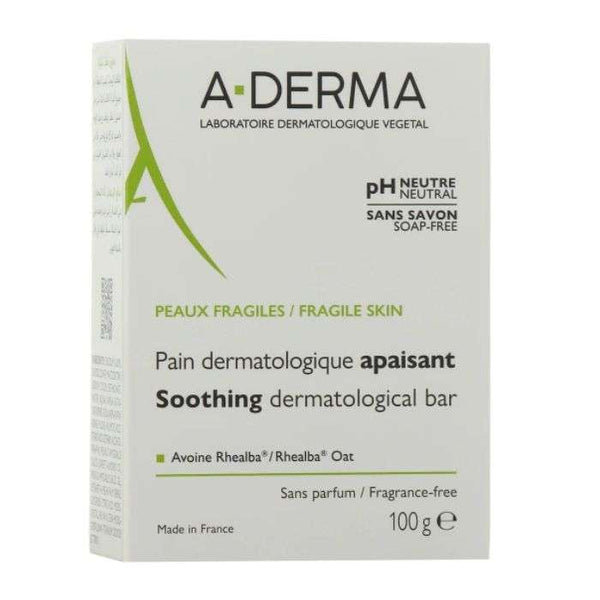 ADERMA PAIN DERMATOLOGIQUE APAISANT LAIT D'AVOIN 100G