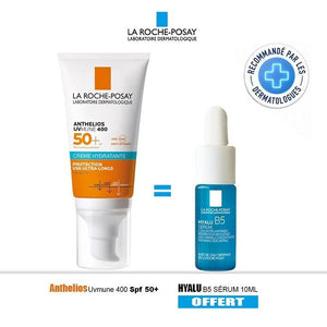 La Roche-Posay ANTHELIOS UVMune 400 Crème Solaire Teintée = Hyalu B5 Sérum 10ml Offert