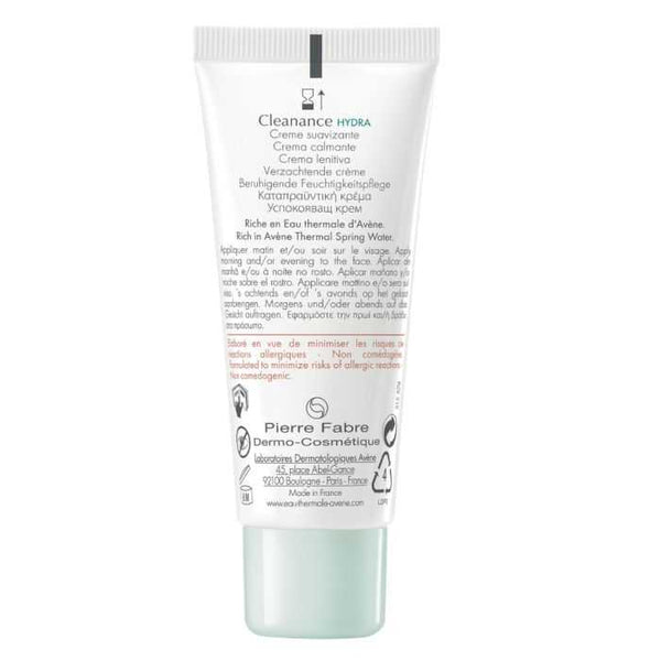 AVENE CLEANANCE HYDRA CREME APAISANTE 40 ML