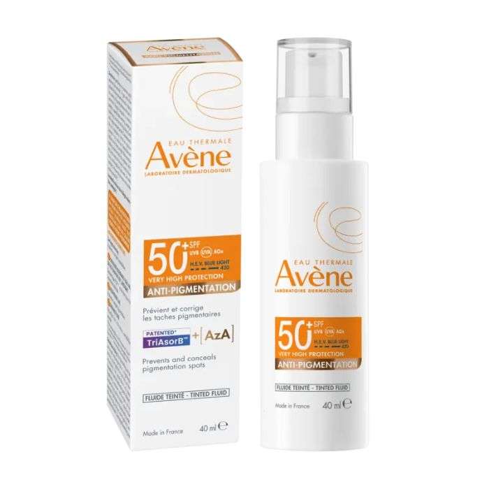 AVENE CREME SOLAIRE ANTI PIGMENTATION SPF 50+ FUIDE TEINTE 40 ML
