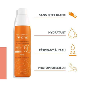AVENE SOLAIRE EAU THERMAL SPRAY SPF50+ 200 ML