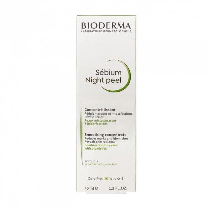 BIODERMA SEBIUM PEEL CONCENTRE LISSANT NUIT PEAUX SENSIBLES A MIXTES