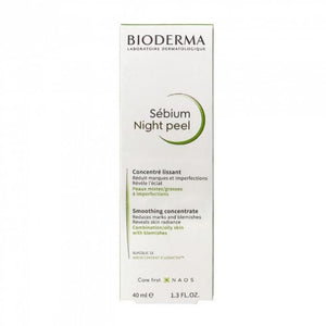 BIODERMA SEBIUM PEEL CONCENTRE LISSANT NUIT PEAUX SENSIBLES A MIXTES