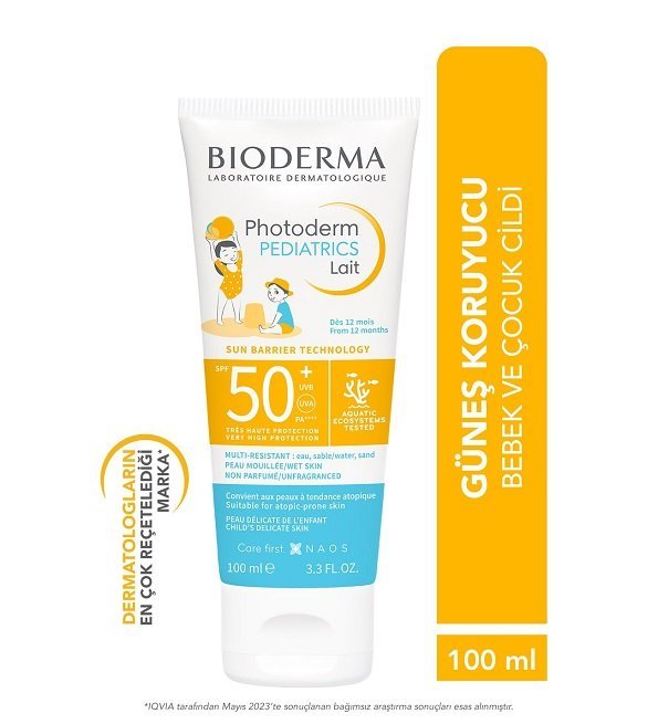 Bioderma Photoderm Lait Solaire Pediatrics Spf50+ 100ml