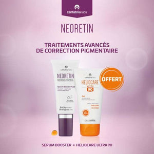CANTABRIA OFFRE NEORETIN DISCROM CONTROL SERUM BOOSTER FLUID 30 ML + CANTABRIA NEORETIN ULTRA 90 GEL SPF 50 50 ML OFFERT
