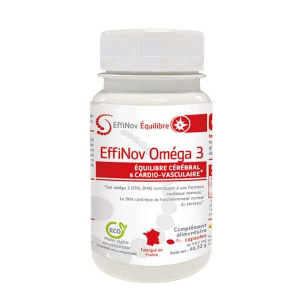 EFFINOV OMEGA 3 EQUILIBRE CEREBRAL ET CARDIO VASCULAIRE 100 CAPSULES