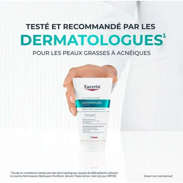 EUCERIN DERMOPURE CREME CORPS TRIPLE ACTION 200 ML