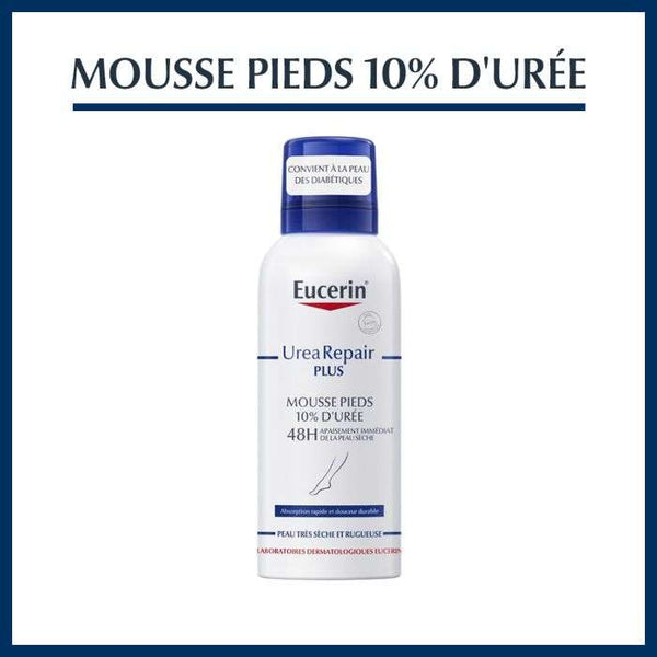 EUCERIN UREA REPAIR PLUS MOUSSE PIEDS 10% D'UREE 48H