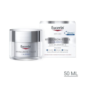 EUCERIN HYALURON FILLER 3* EFFECT SOIN DE JOUR SPF 15 PEAU SECHE 50ML