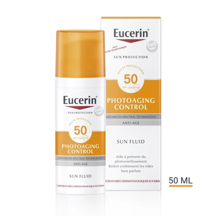 EUCERIN SUN FLUIDE PHOTOAGING CONTROL SPF50+ ANTI AGE 50ML