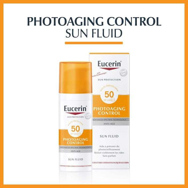 EUCERIN SUN FLUIDE PHOTOAGING CONTROL SPF50+ ANTI AGE 50ML