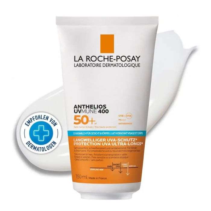 LA ROCHE POSAY ANTHELIOS UVMUNE 400 LAIT HYDRATANT VISAGE ET CORPS SPF50+ 150ML
