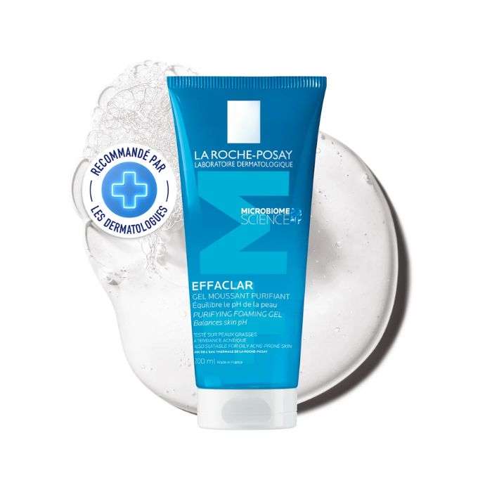 LA ROCHE POSAY EFFACLAR GEL MOUSSANT PURIFIANT EQUILIBRE LE PH DE LA PEAU 200 ML + 50%OFFERT