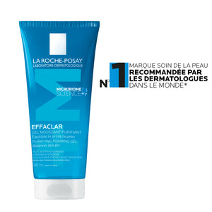 LA ROCHE POSAY EFFACLAR GEL MOUSSANT PURIFIANT EQUILIBRE LE PH DE LA PEAU 200 ML + 50%OFFERT