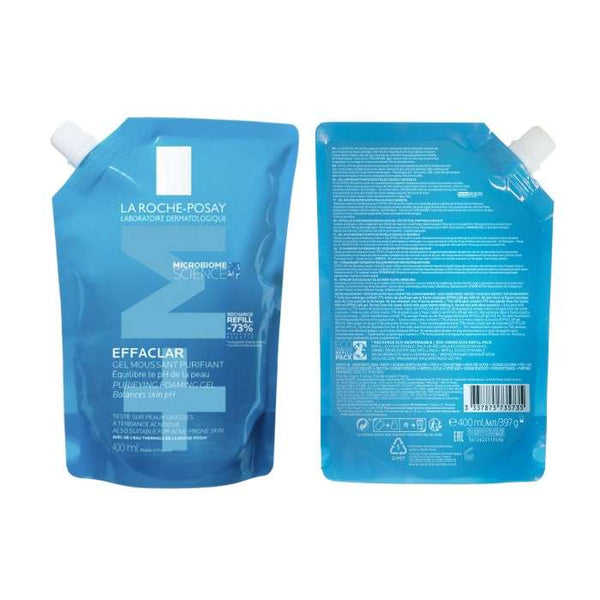 LA ROCHE POSAY EFFACLAR GEL MOUSSANT PURIFIANT RECHARGE 400ML
