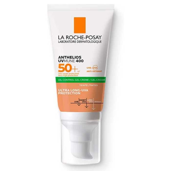 LA ROCHE POSAY OFFRE ANTHELIOS UVMUNE 400 GEL CREME OIL CONTROL TEINTE SPF 50 + GEL MOUSSANT 50ML OFFERT