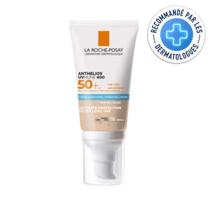LA ROCHE POSAY OFFRE ANTHELIOS UVMUNE 400 SPF 50+ CREME HYDRATANTE TEINTEE 50ML + EAU THERMALE 50ML OFFERT