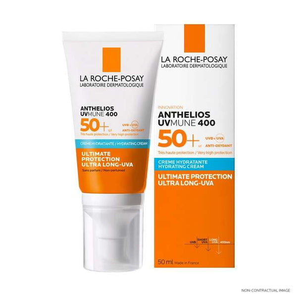 LA ROCHE POSAY OFFRE WEB ANTHELIOS UVMUNE 400 CREME HYDRATANTE SPF 50+ INVISIBLE 50 ML + HYALU SERUM 10ML OFFERT