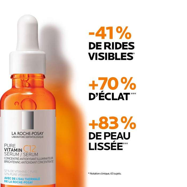 LA ROCHE POSAY OFFRE WEB PURE VITAMIN C12 SERUM 30 ML + SERUM VITC 10ML OFFERT