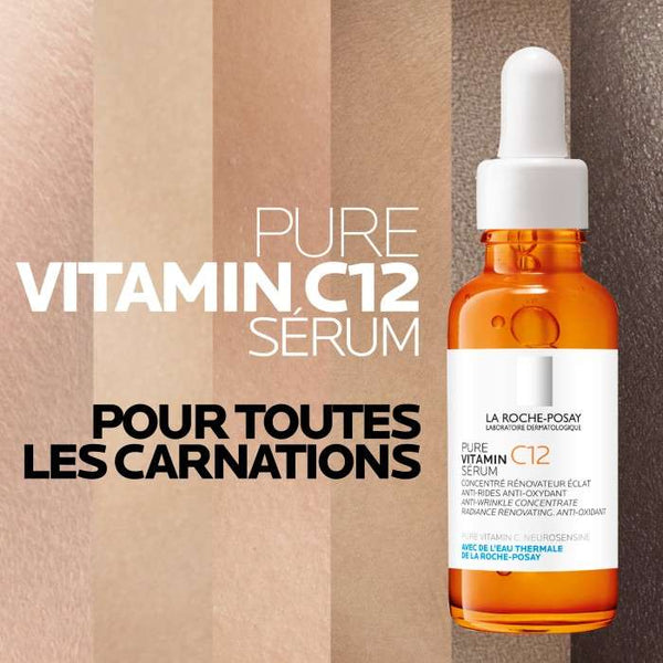 LA ROCHE POSAY OFFRE WEB PURE VITAMIN C12 SERUM 30 ML + SERUM VITC 10ML OFFERT