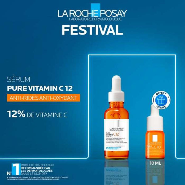 LA ROCHE POSAY OFFRE WEB PURE VITAMIN C12 SERUM 30 ML + SERUM VITC 10ML OFFERT