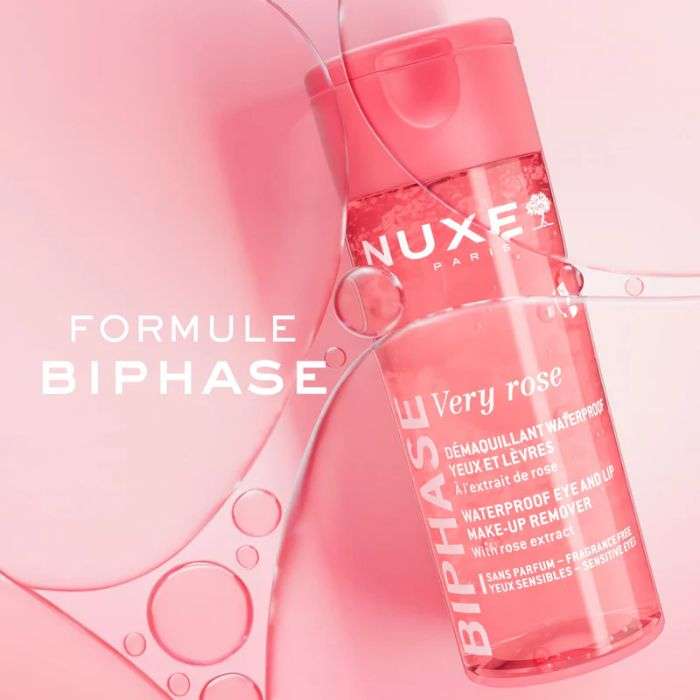 NUXE VERY ROSE DEMAQUILLANT WATERPROOF YEUX ET LEVRES 100 ML