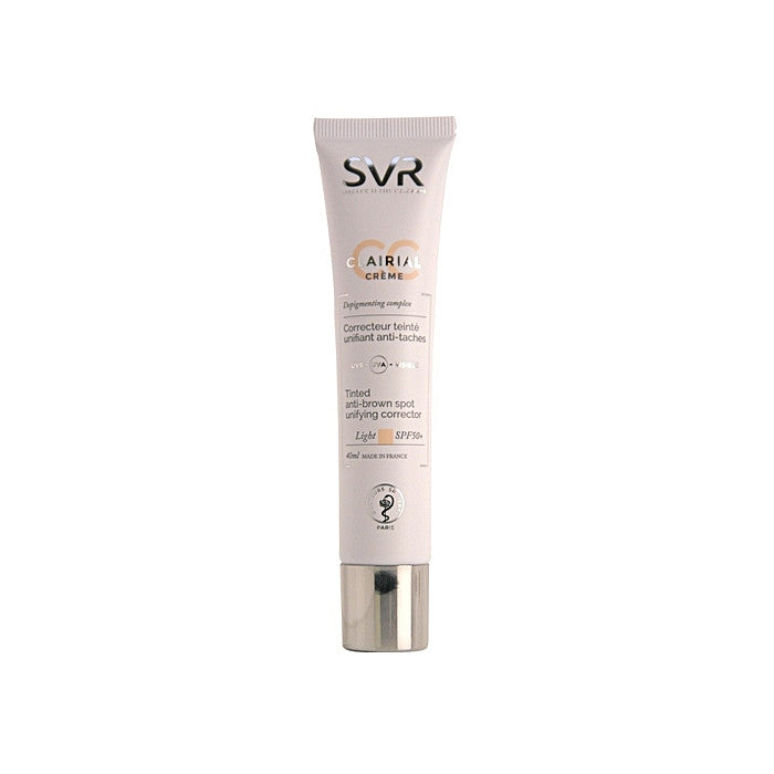 SVR CLAIRIAL CC CRÈME CORRECTEUR UNIFIANT ANTI-TACHES LIGHT SPF50+ 40 ML