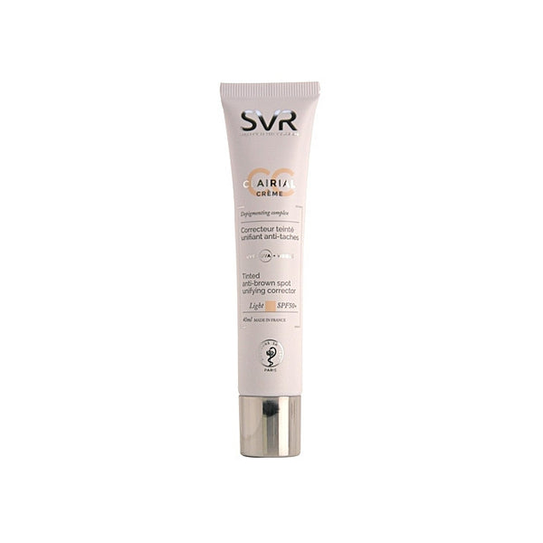 SVR CLAIRIAL CC CRÈME CORRECTEUR UNIFIANT ANTI-TACHES LIGHT SPF50+ 40 ML