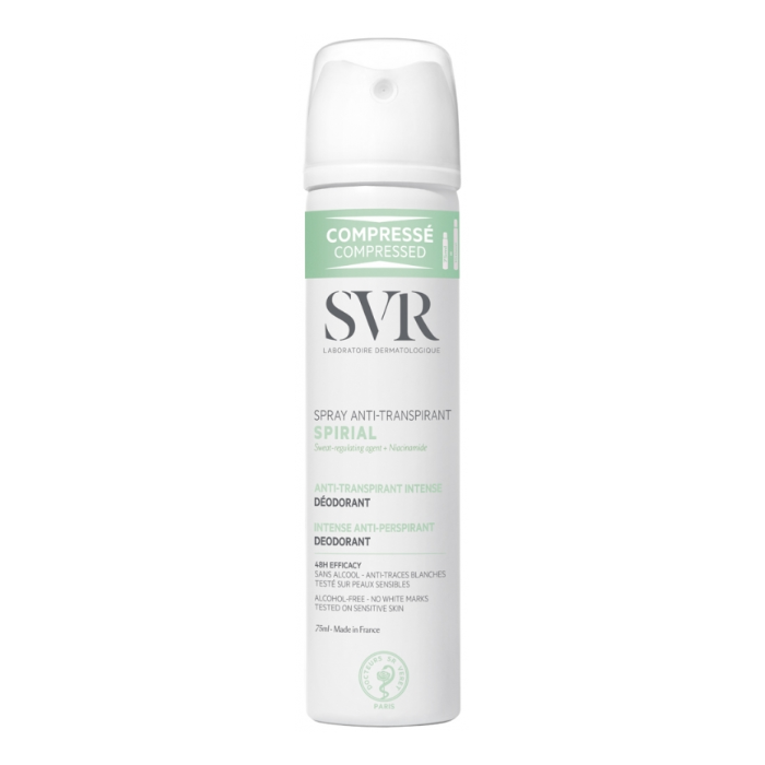 SVR SPIRIAL SPRAY DEODORANT ANTI TRANSPIRANT 75 ML