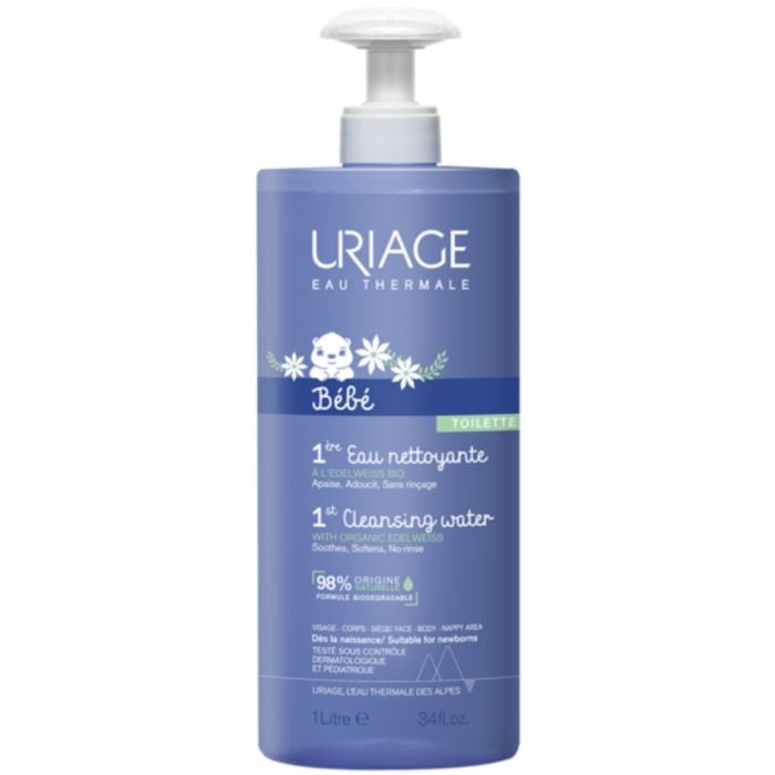URIAGE BEBE 1ERS SOINS BEBE 1 ERE EAU NETTOYANTE 1 L