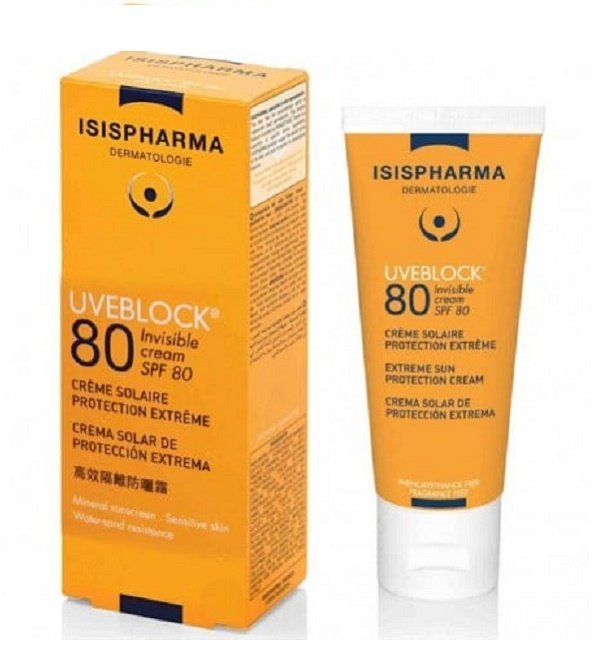ISISPHARMA Uveblock 80 Invisible spf80 40ml