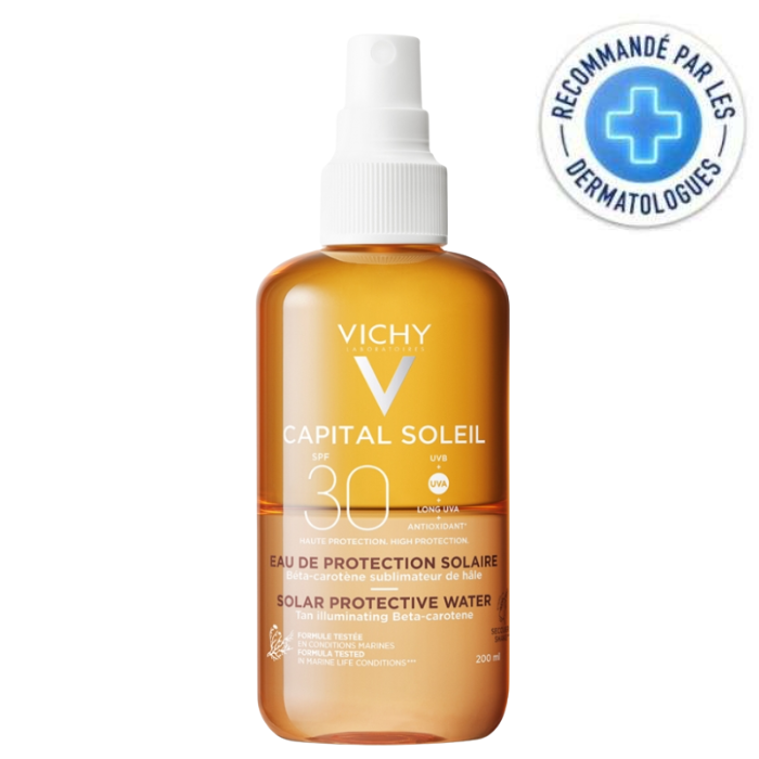 VICHY OFFRE CAPITAL SOLEIL EAU DE PROTECTION SOLAIRE SPF 30 200 ML + SAC OFFERT